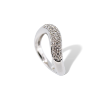 Ring Recarlo Woman in White Gold Diamante 0.30 Ct A415/B - A415/B